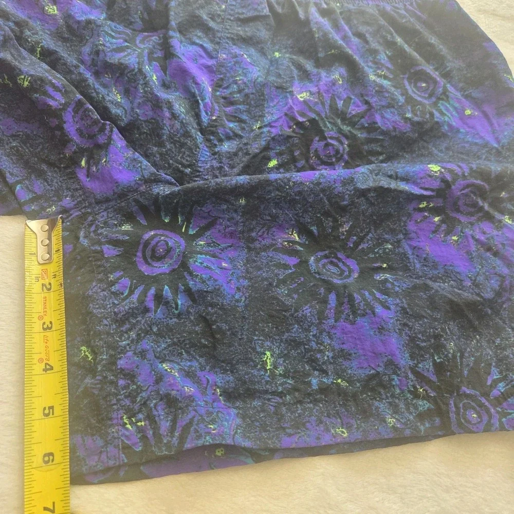 Vintage 90s Y2k Celestial Sun Laguna Swim Shorts Mens 36/38